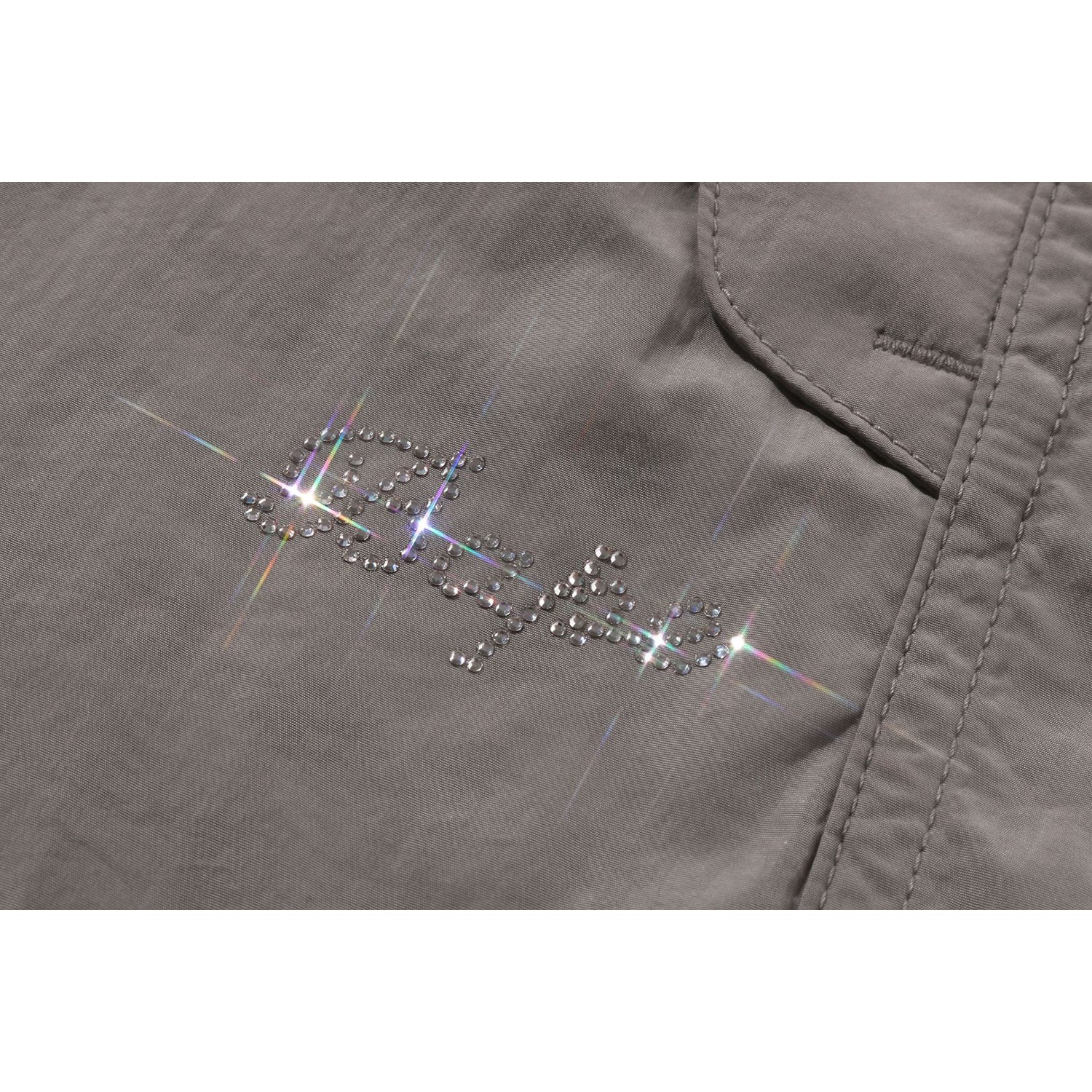 CRYSTAL STONE  LOGO ARMY PANTS LADIES