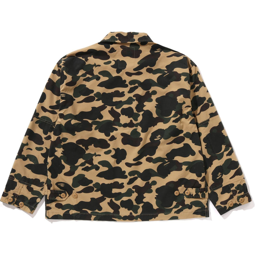 1ST CAMO HEAVY WASHED MULTI POCKET CARGO LS SHIRT MENS