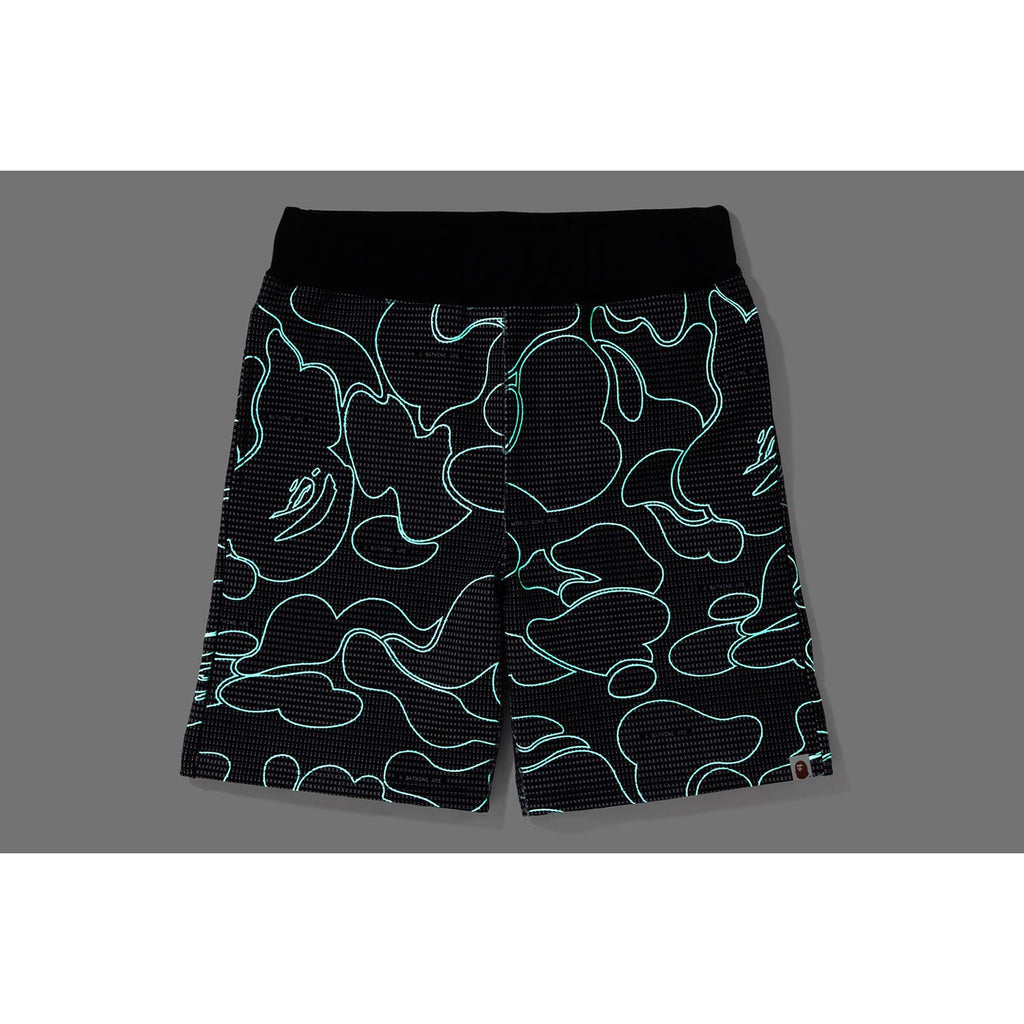 TEXT CODE CAMO SWEAT SHORTS MENS