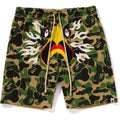 X READYMADE ABC CAMO EAGLE WIDE SWEAT SHORTS MENS