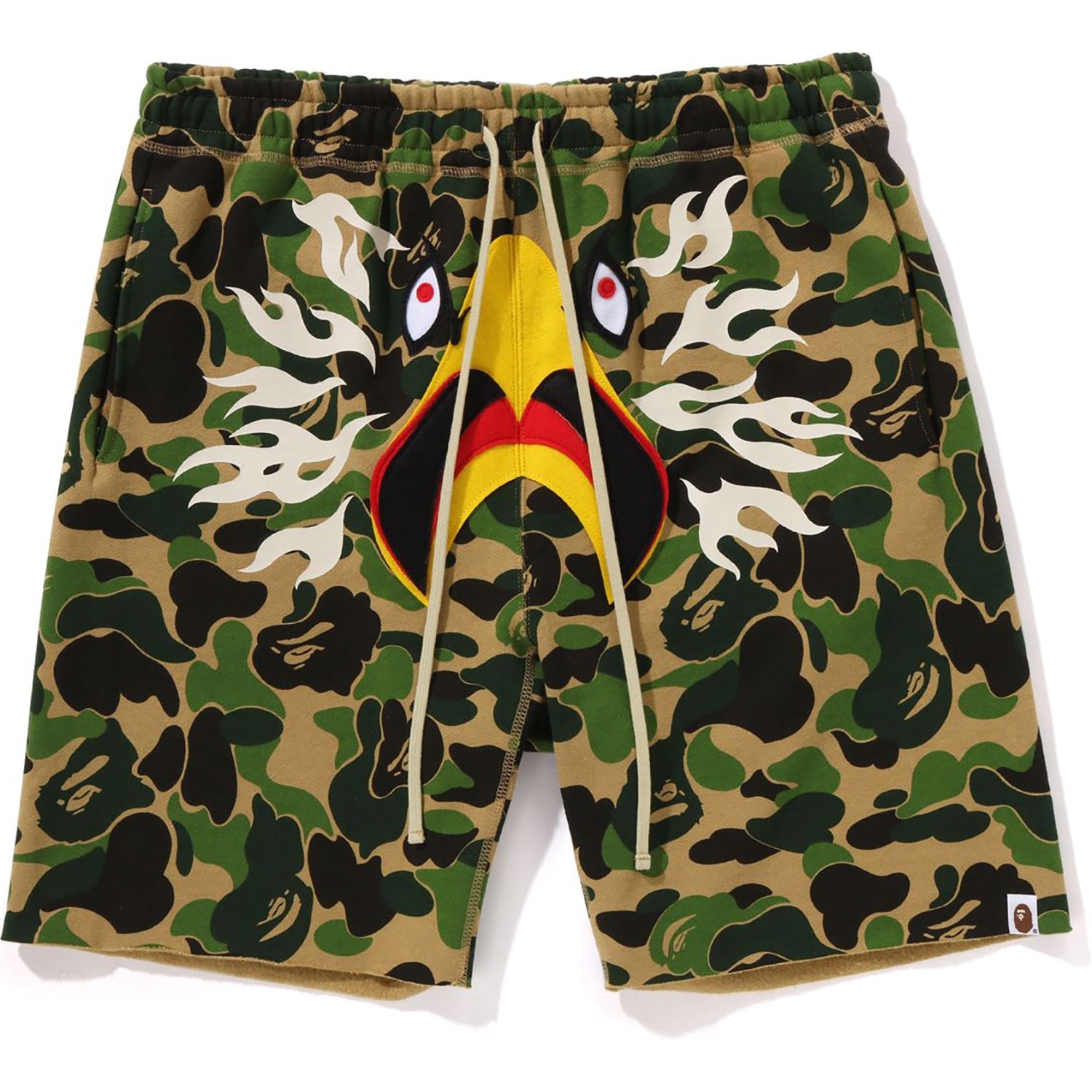 X READYMADE ABC CAMO EAGLE WIDE SWEAT SHORTS MENS