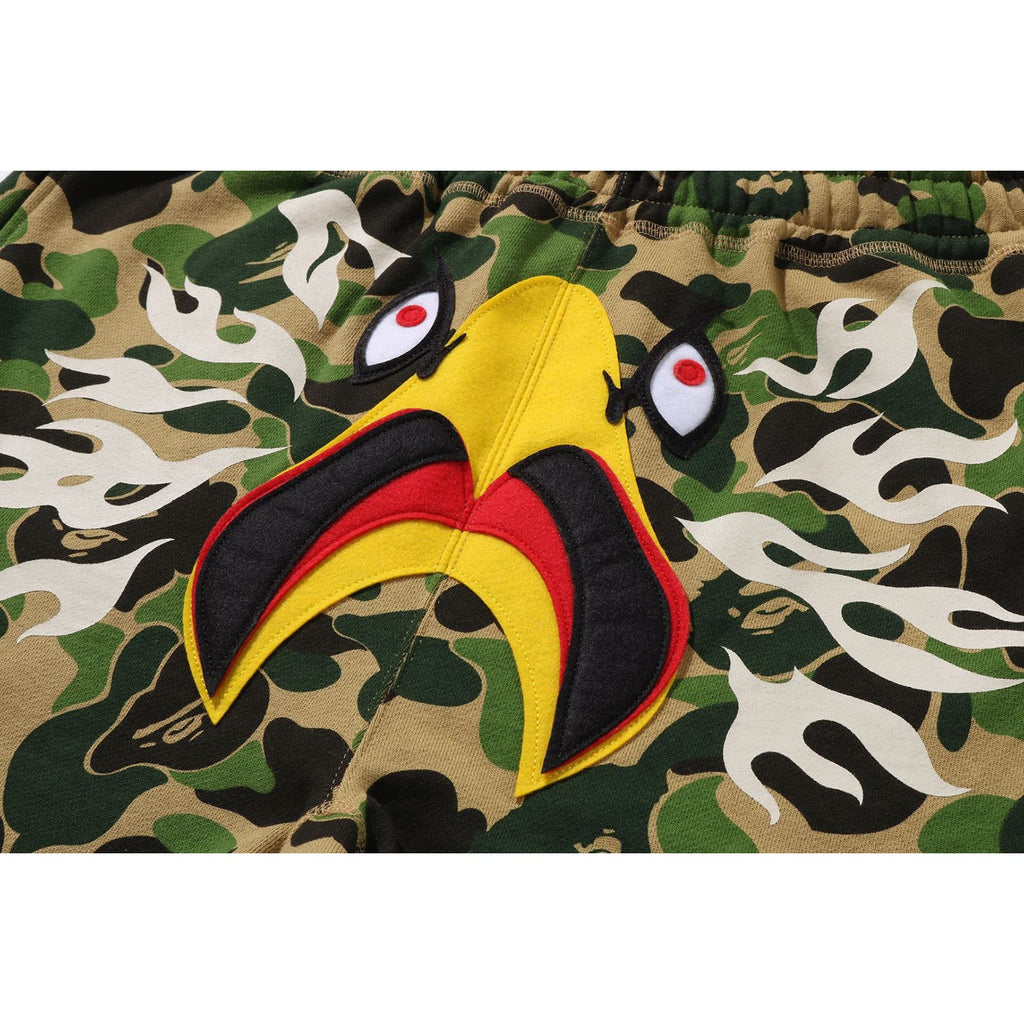 X READYMADE ABC CAMO EAGLE WIDE SWEAT SHORTS MENS
