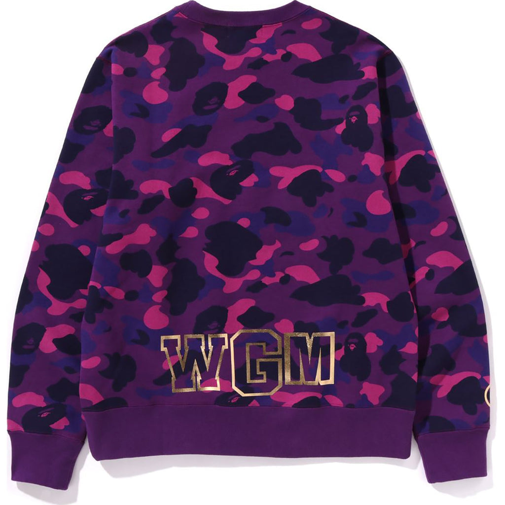 MENS COLOR CAMO SHARK CREWNECK SWEATSHIRT