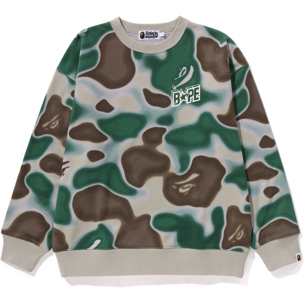 LIQUID CAMO  STA RELAXED FIT CREWNECK SWEAT MENS
