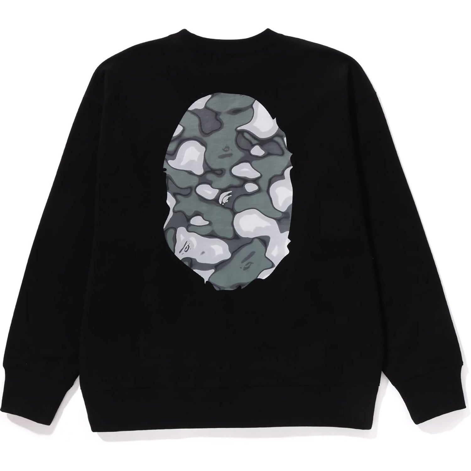 LIQUID CAMO APE HEAD CREWNECK SWEAT RELAXED FIT MENS