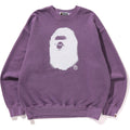 SPRAY APE HEAD GARMENT DYED CREWNECK MENS