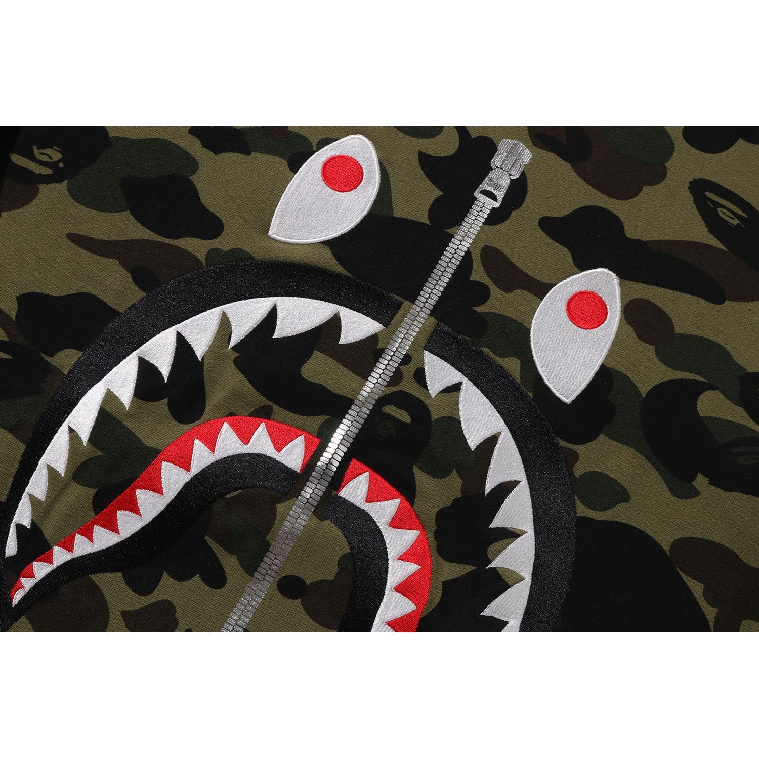 MENS 1ST CAMO SHARK CREWNECK SWEATSHIRT
