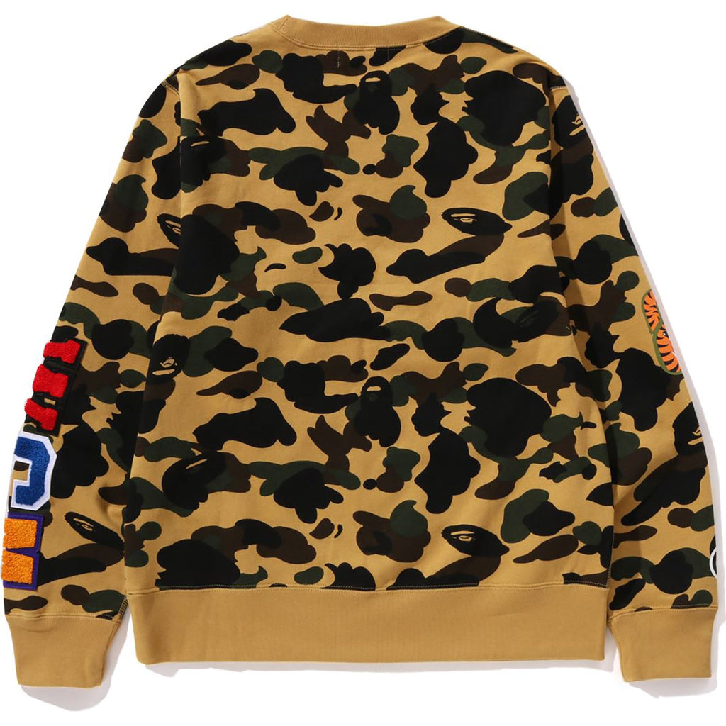 MENS 1ST CAMO SHARK CREWNECK SWEATSHIRT