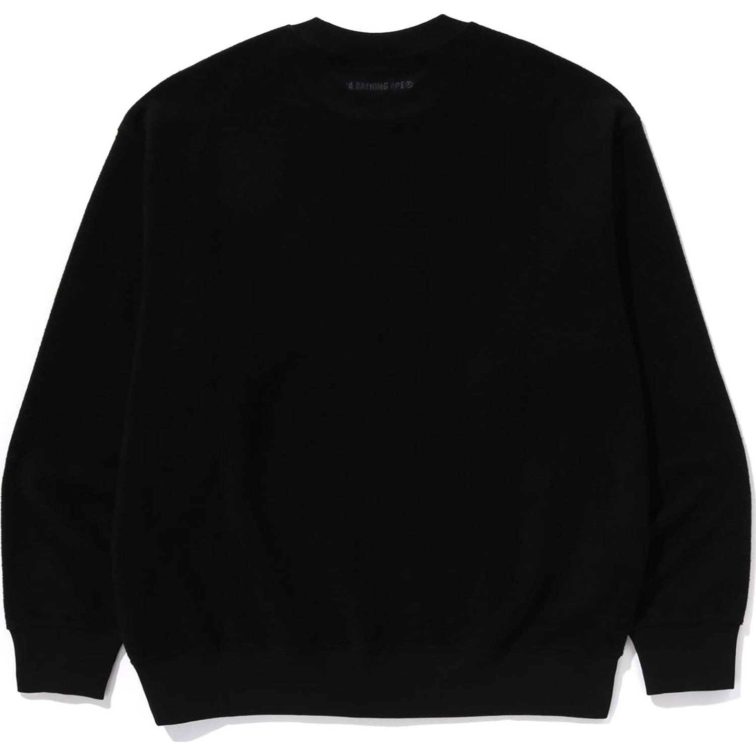 BATHING APE LOGO RELAXED FIT CREWNECK SWEATSHIRT MENS
