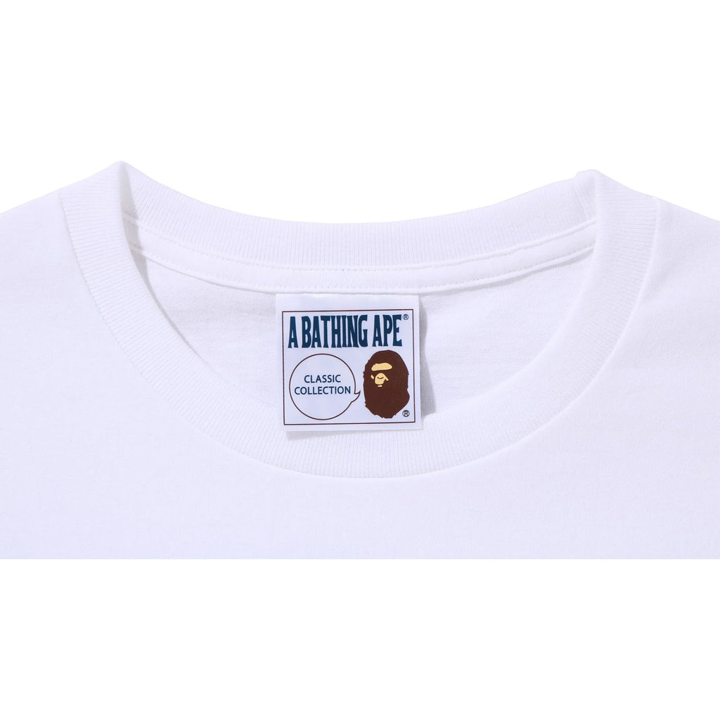 A BATHING APE LETTERED TEE MENS