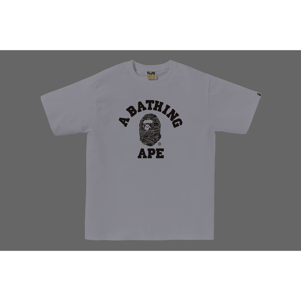LAYERED LINE CAMO COLLEGE TEE MENS