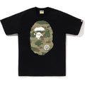 LAYERED LINE CAMO BIG APE HEAD TEE MENS