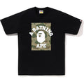 LAYERED LINE CAMO ON COLLEGE TEE MENS