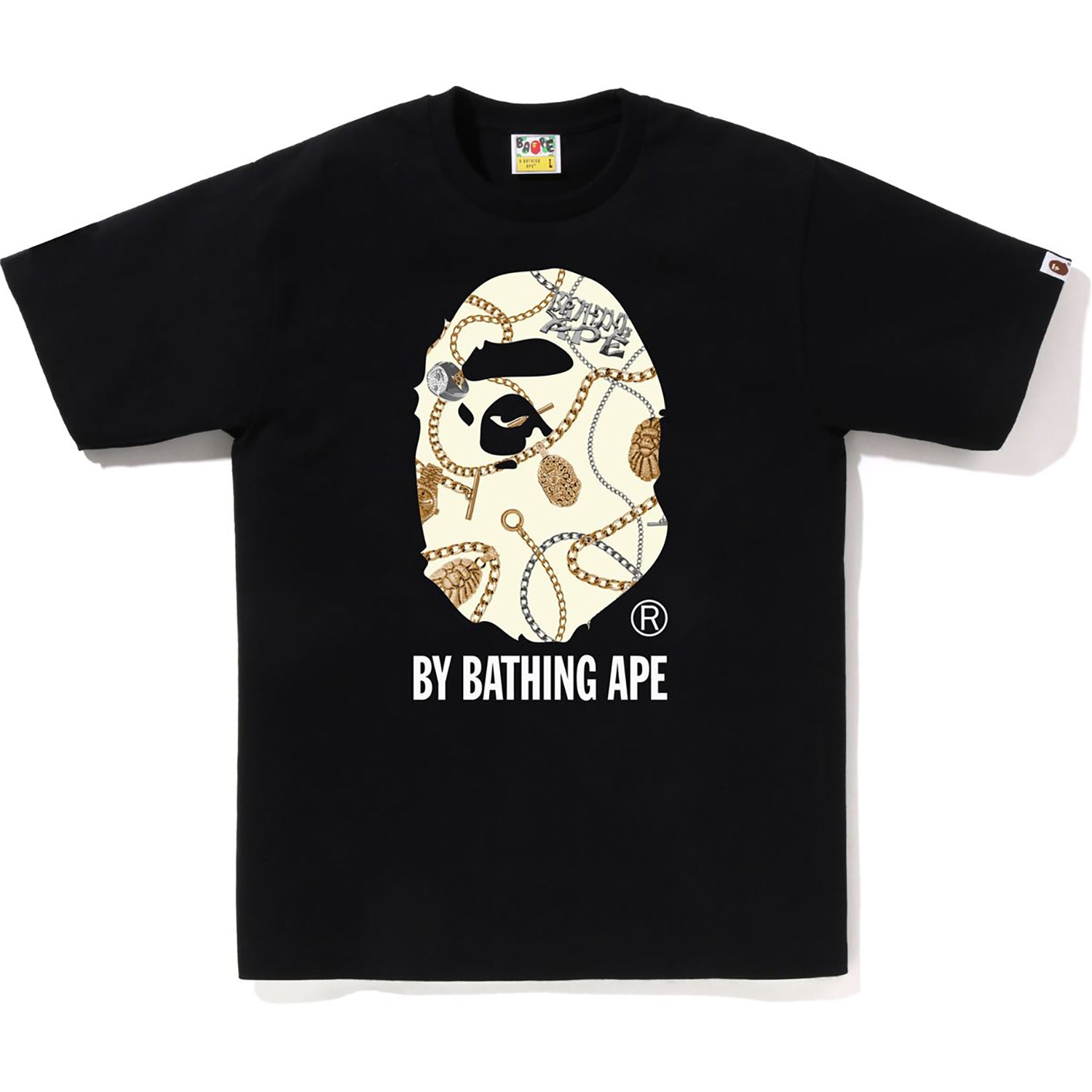 MENS JEWELS PATTERN BY BATHING APE TEE
