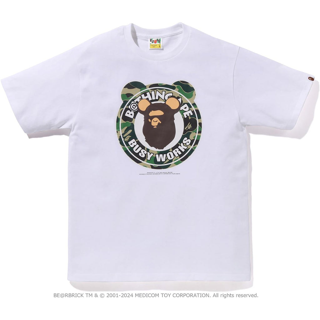 X MEDICOM TOY - ABC CAMO BE@R MILO ON  TEE MENS