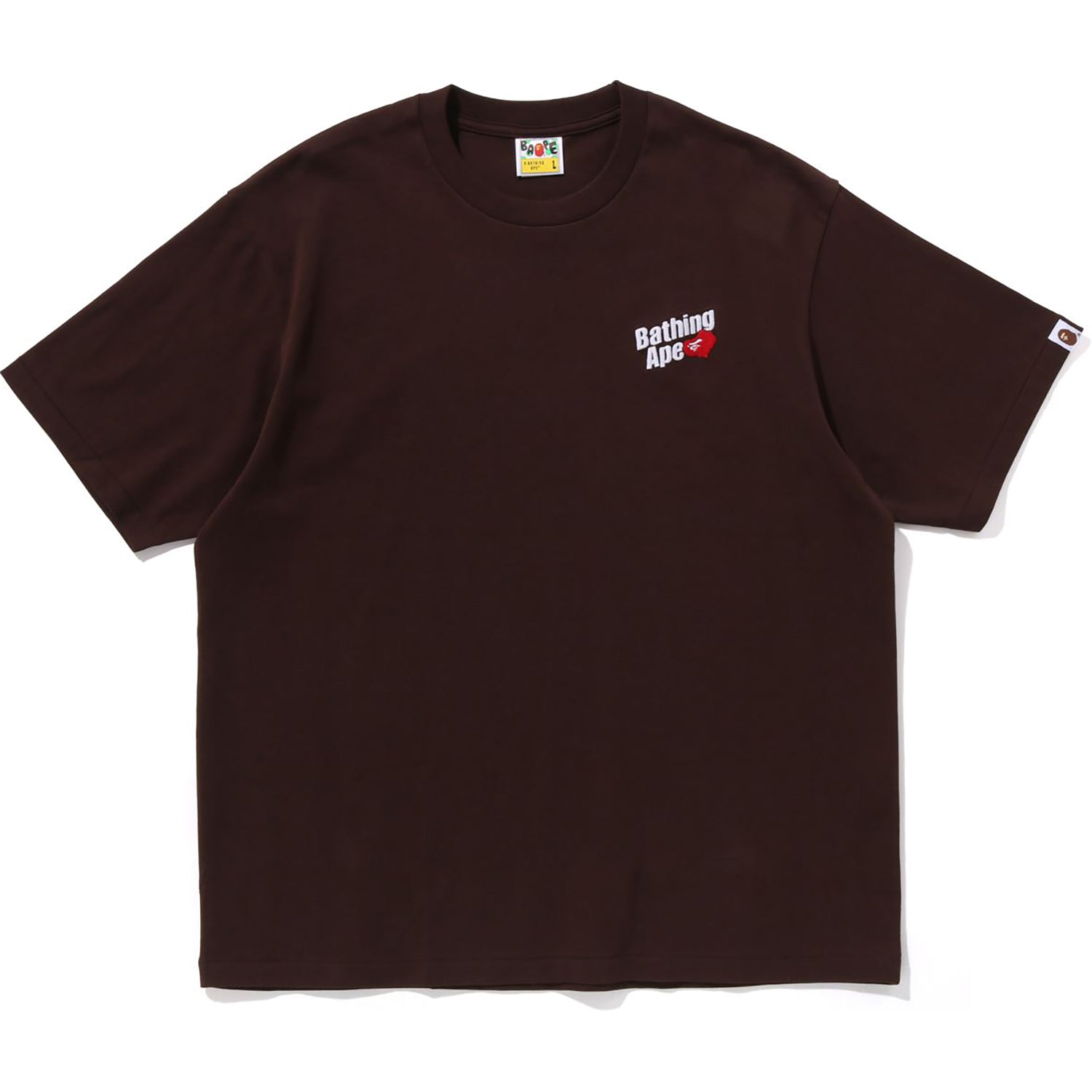 MENS A BATHING APE LOGO RELAXED FIT TEE
