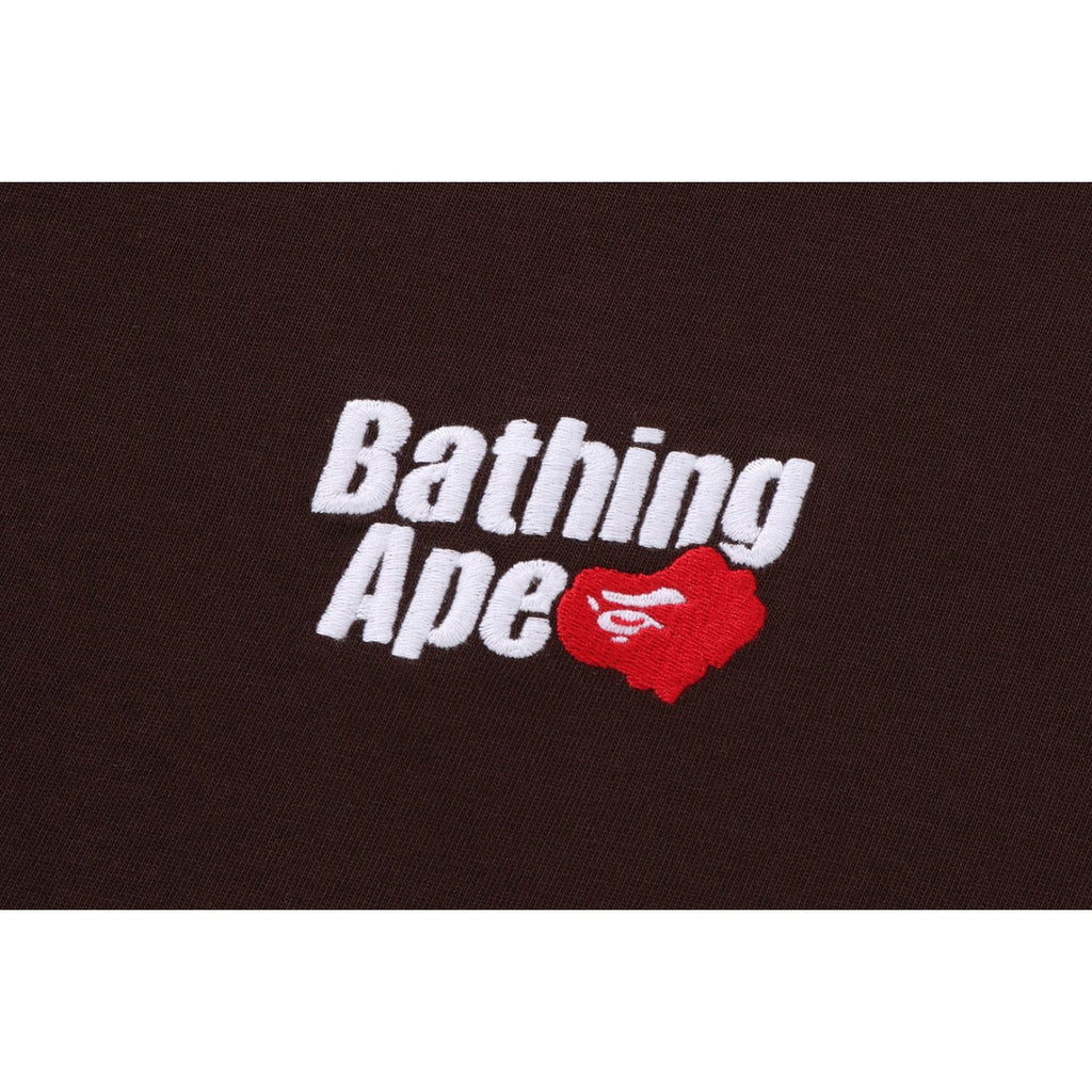 MENS A BATHING APE LOGO RELAXED FIT TEE