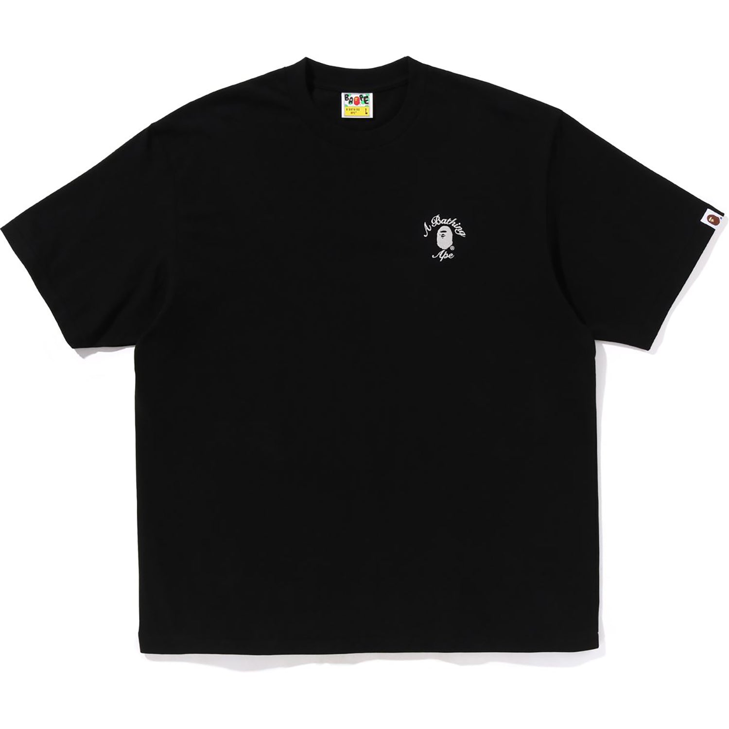 MENS ONE POINT APE HEAD COLLEGE RELAXED FIT T-SHIRT