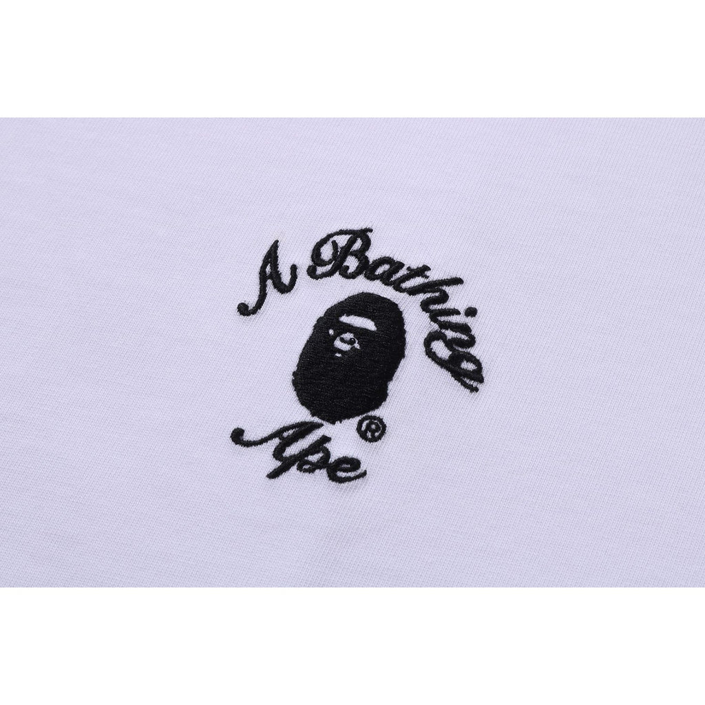 MENS ONE POINT APE HEAD COLLEGE RELAXED FIT T-SHIRT