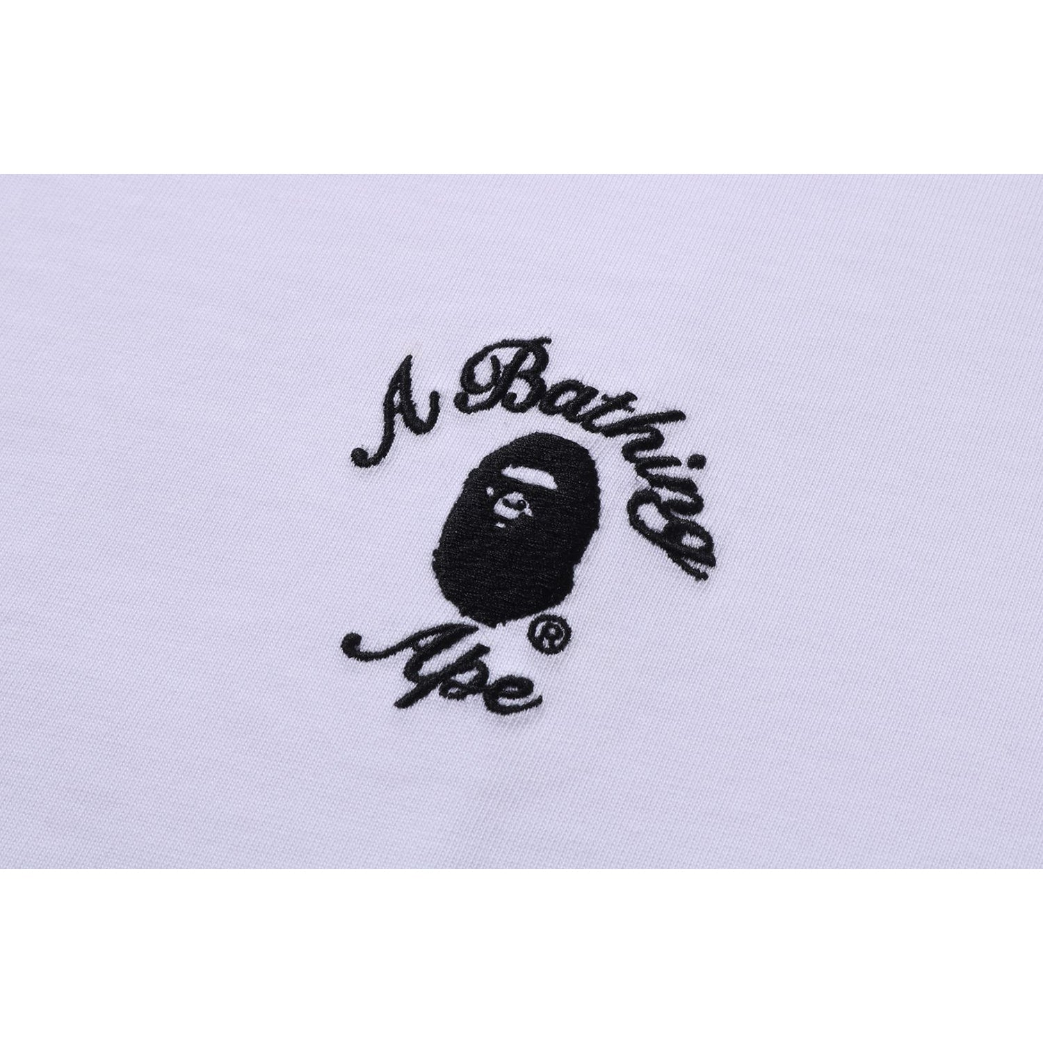 MENS ONE POINT APE HEAD COLLEGE RELAXED FIT T-SHIRT