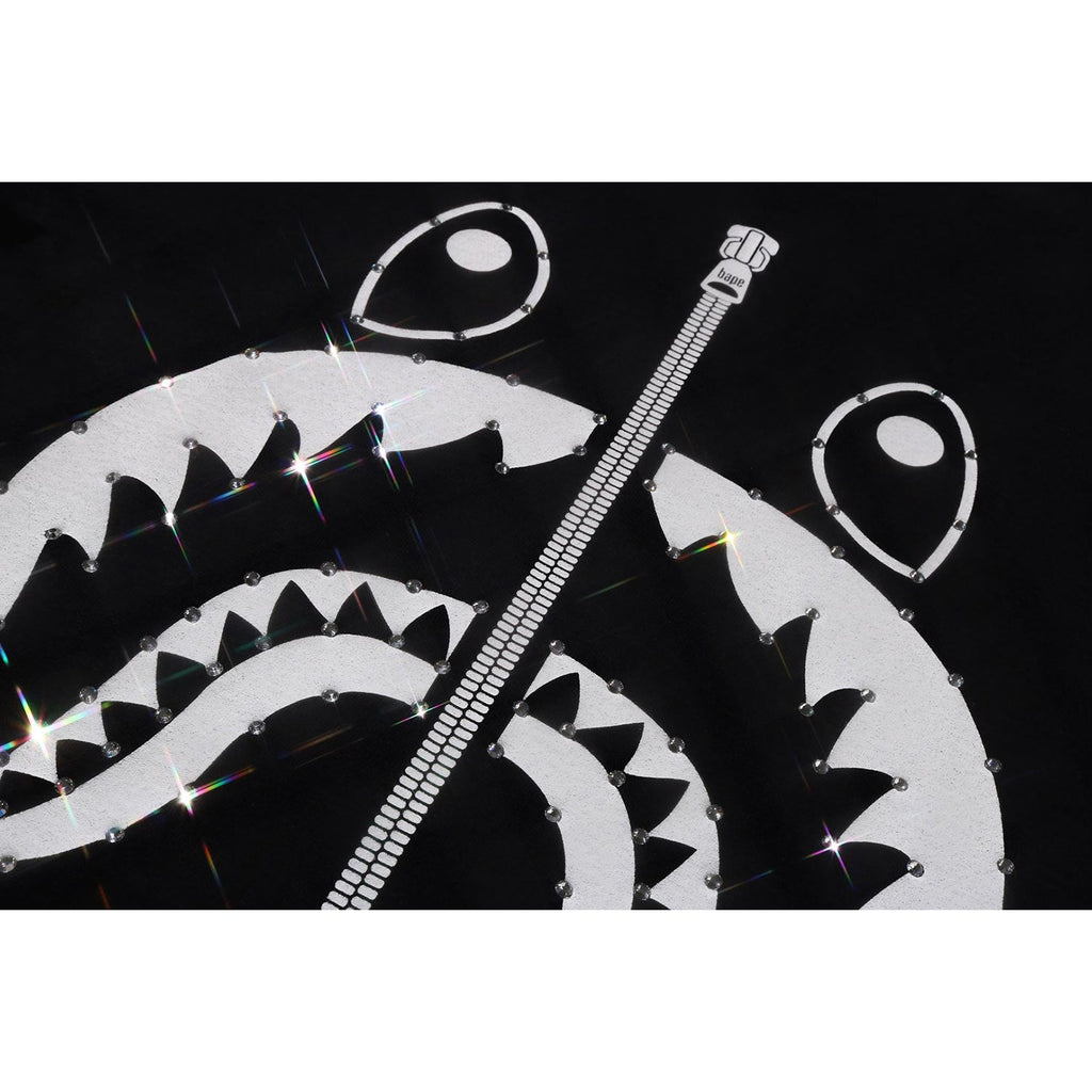 CRYSTAL STONE SHARK TEE LADIES