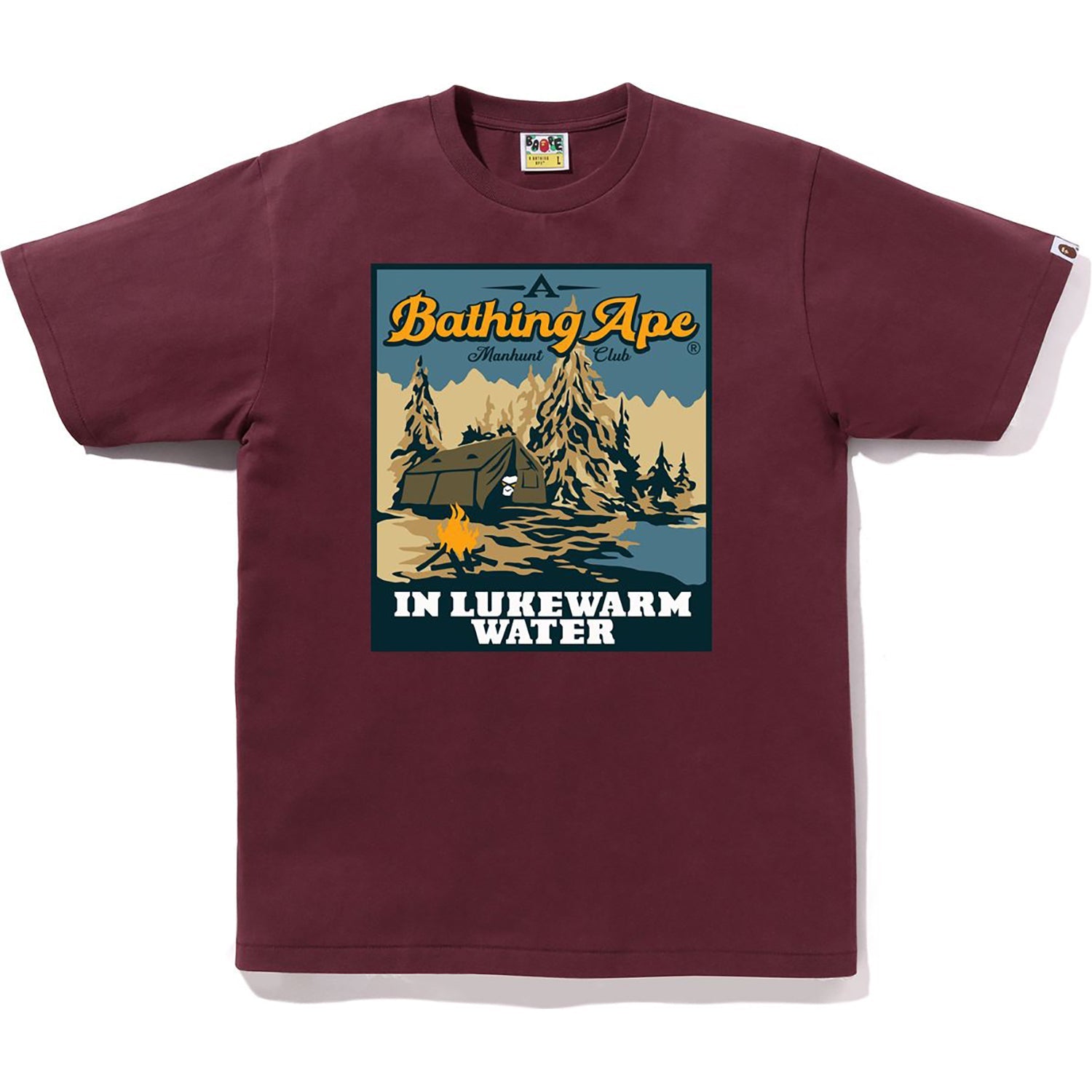 MENS A BATHING APE BASE CAMP T-SHIRT