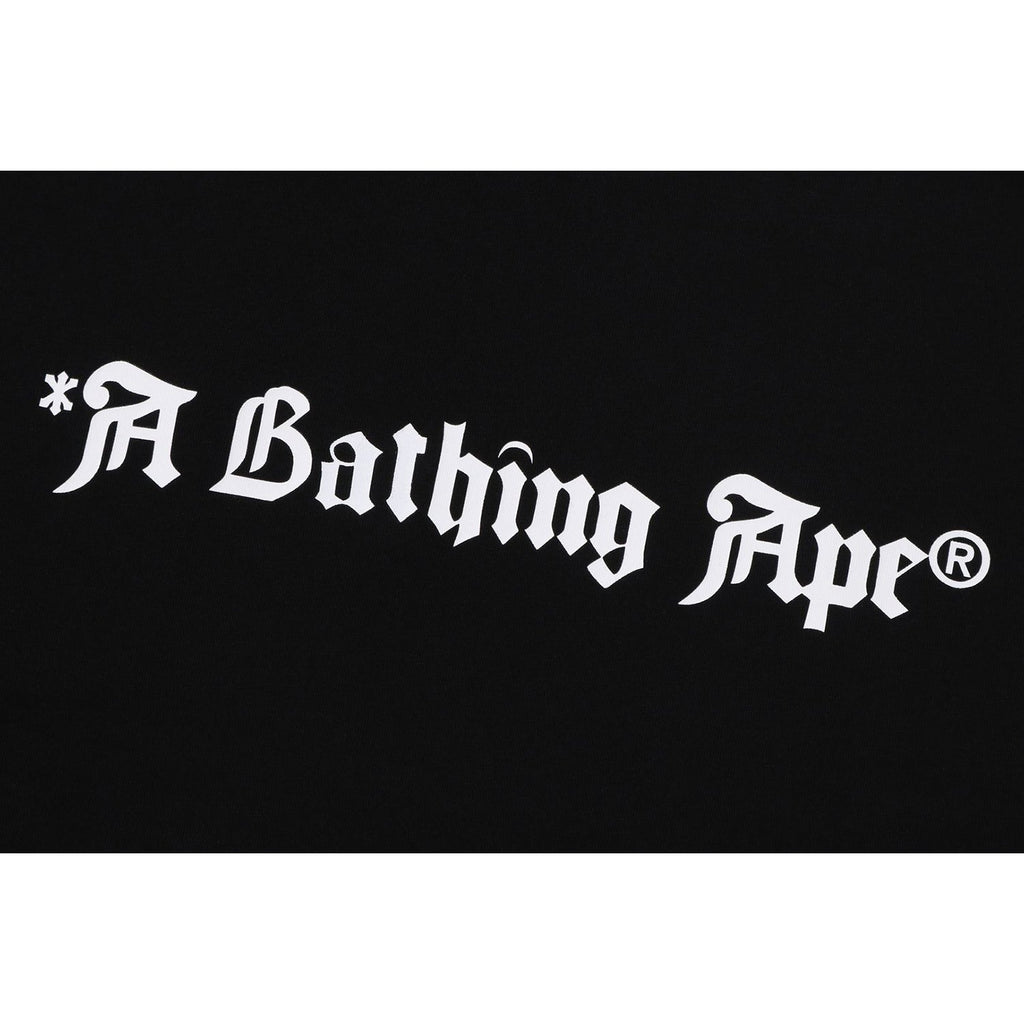 A BATHING APE LOGO RELAXED FIT TEE MENS