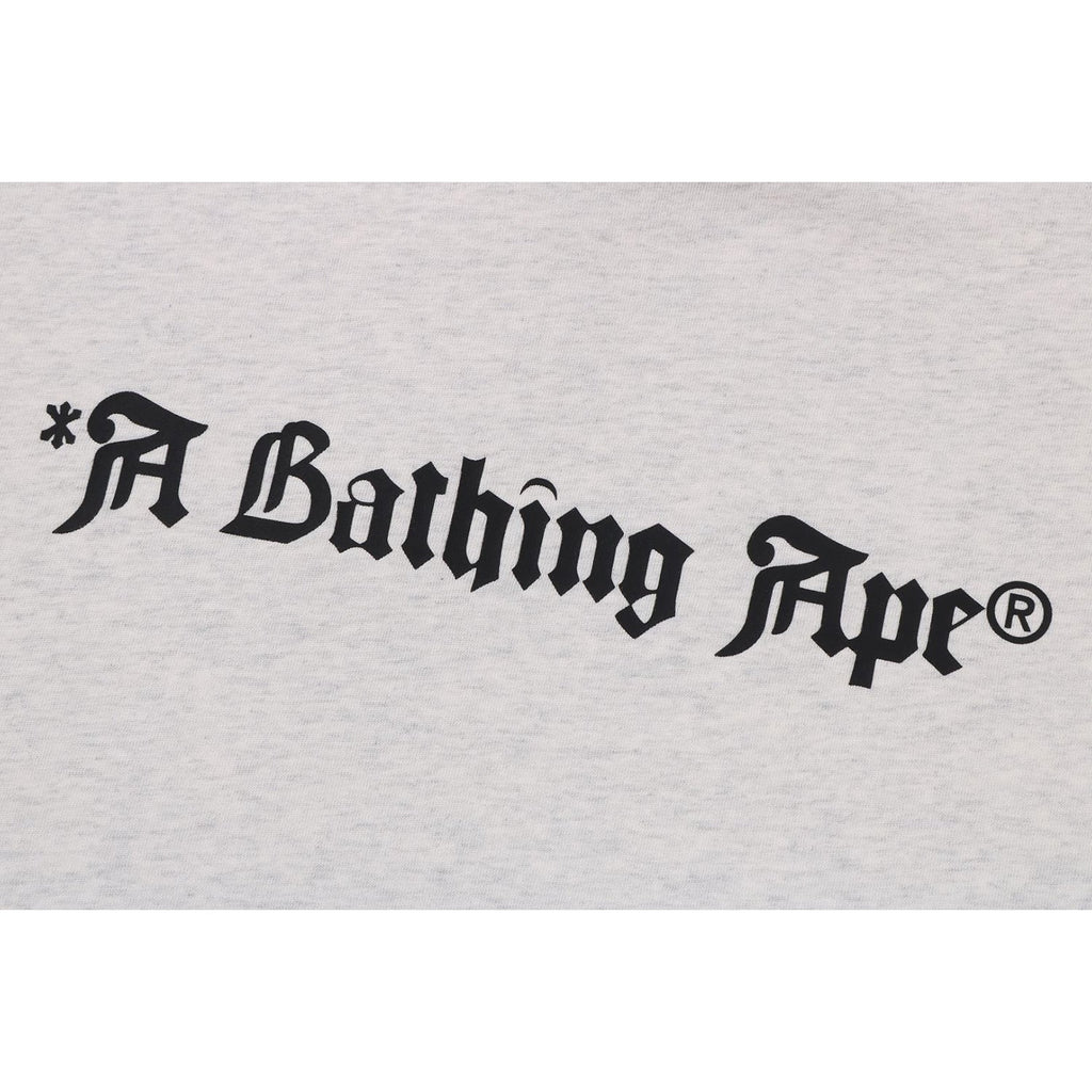 A BATHING APE LOGO RELAXED FIT TEE MENS