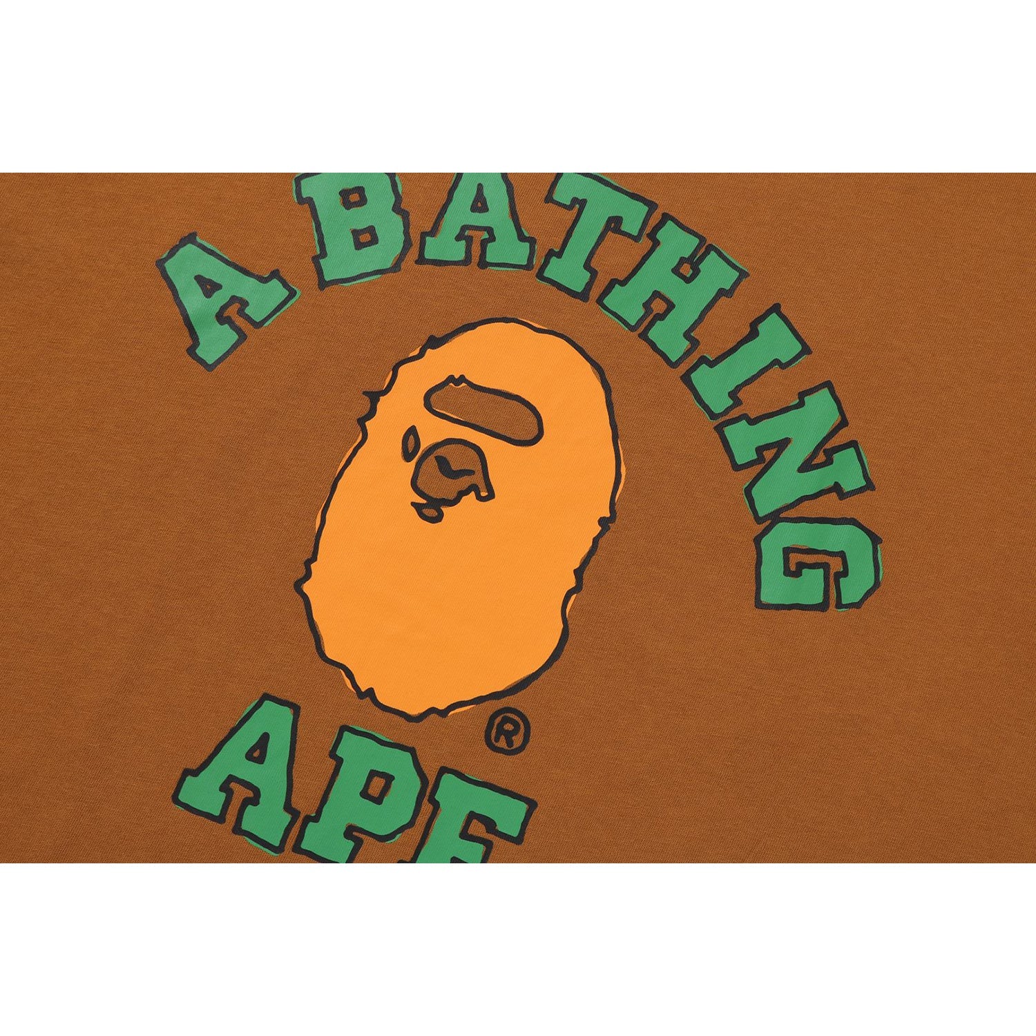 MENS HAND DRAWN COLLEGE RELAXED FIT T-SHIRT