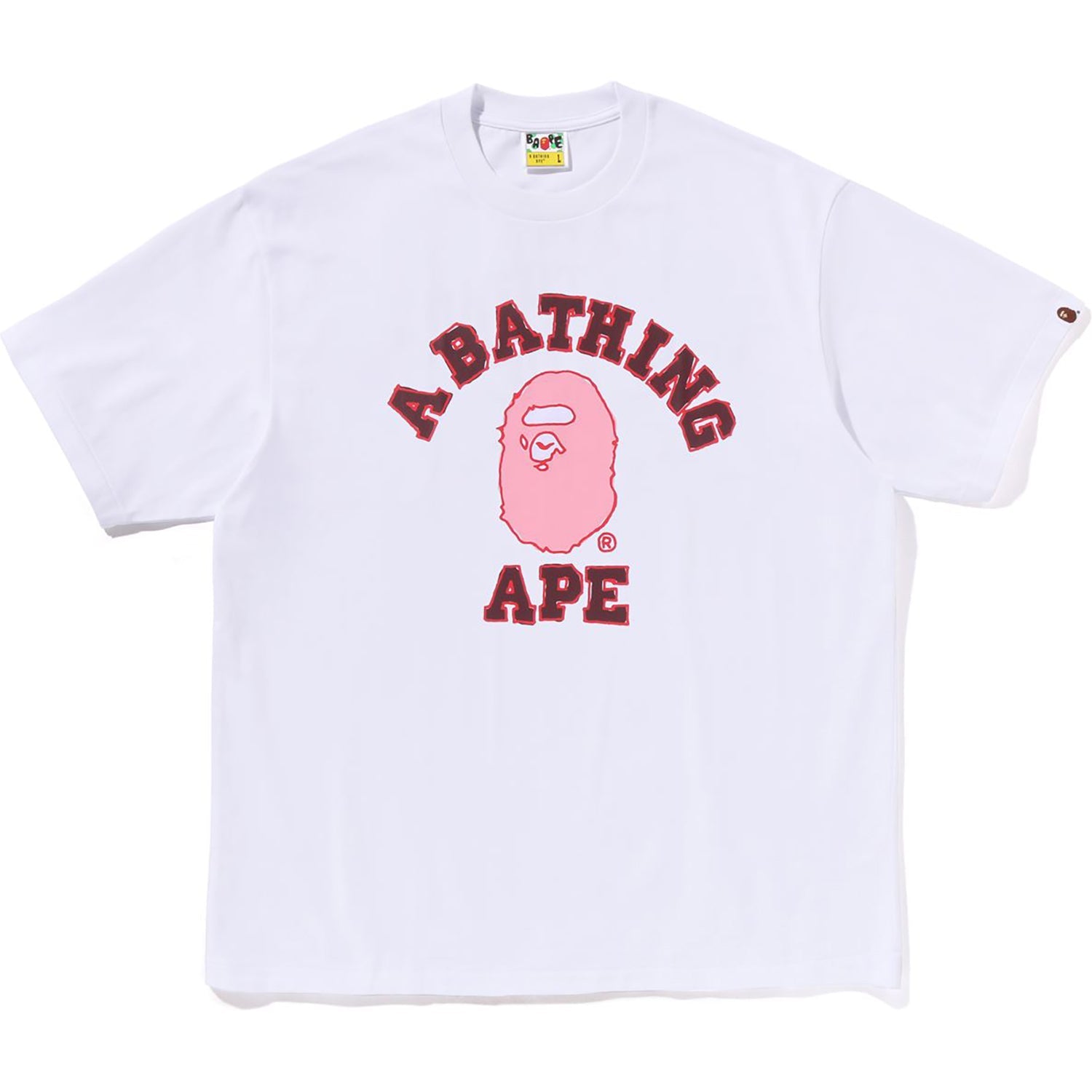 MENS HAND DRAWN COLLEGE RELAXED FIT T-SHIRT