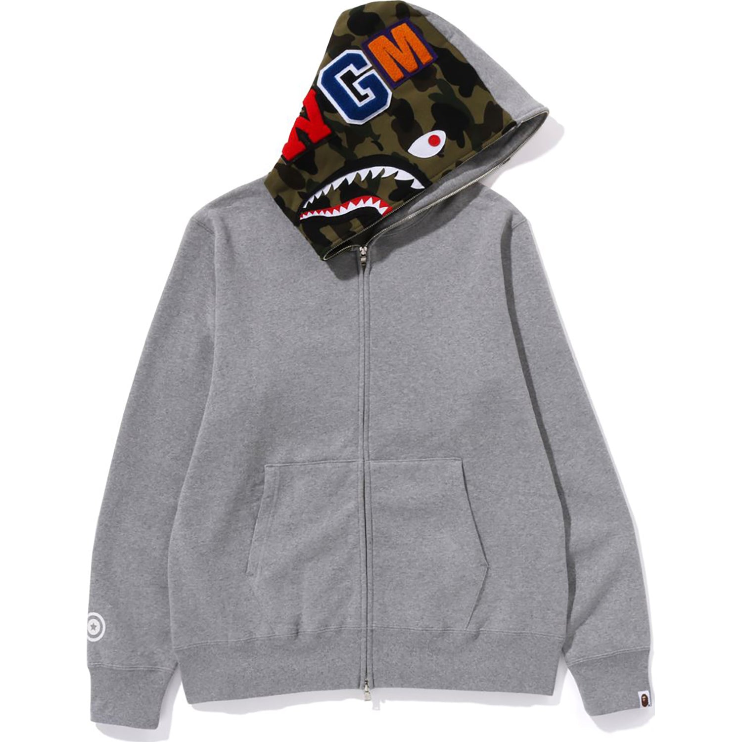 SHARK FULL ZIP HOODIE MENS