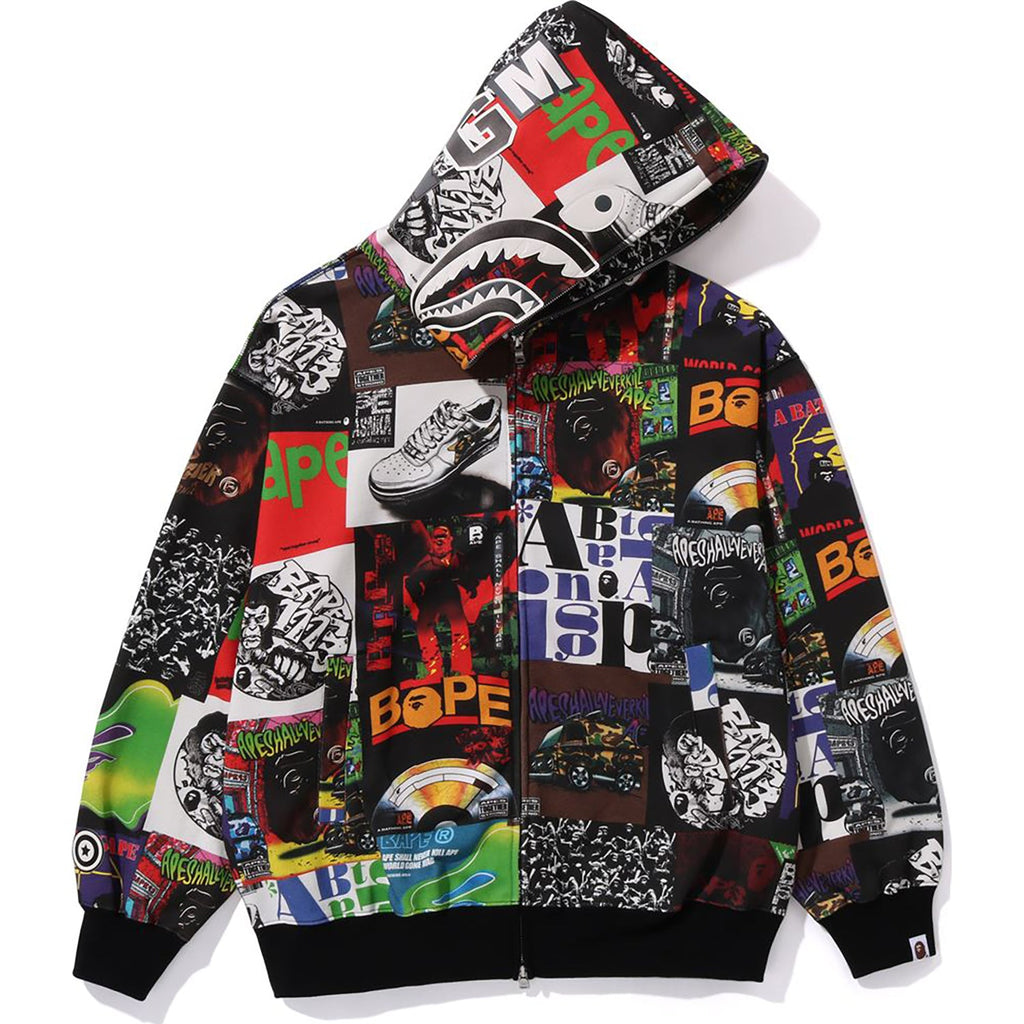 ALBUM MONOGRAM SHARK HOODIE MENS