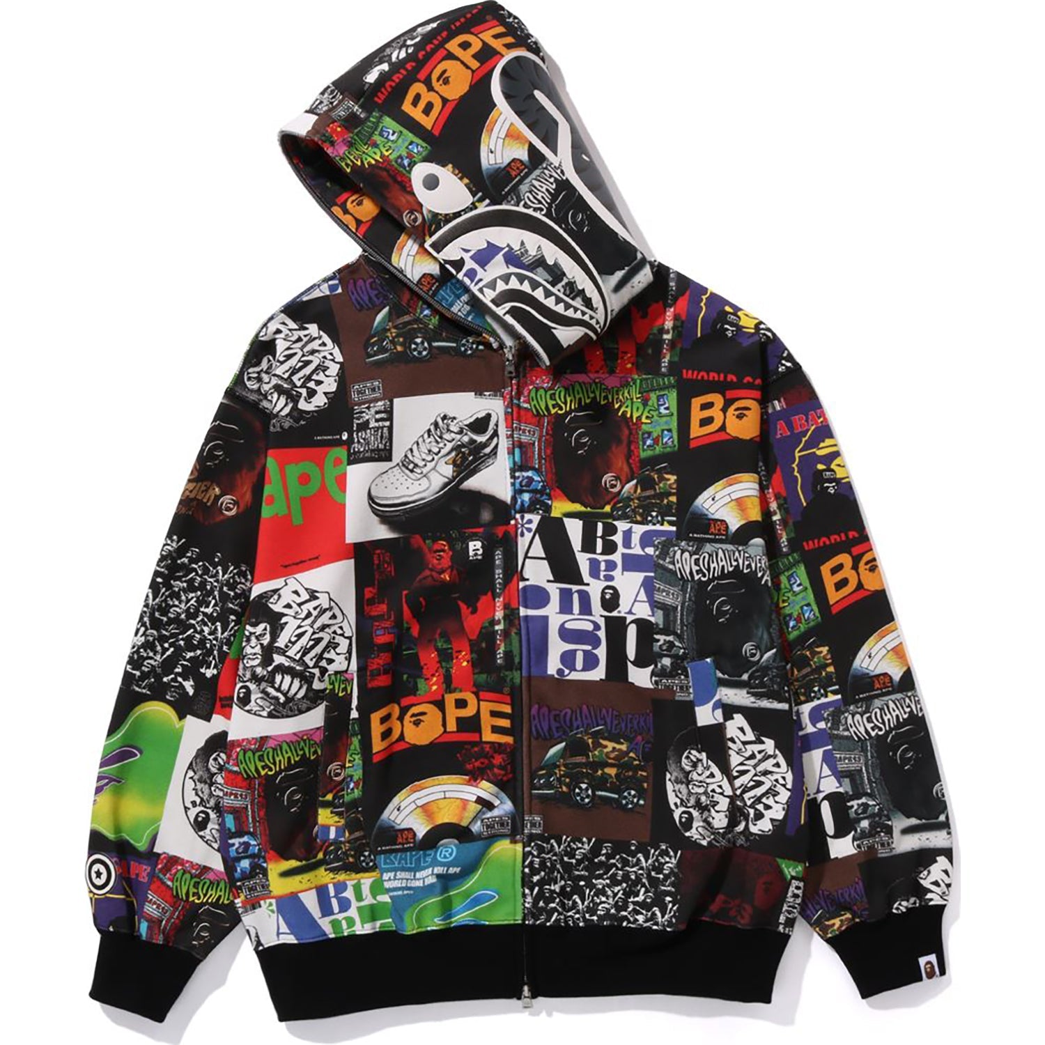 ALBUM MONOGRAM SHARK HOODIE MENS