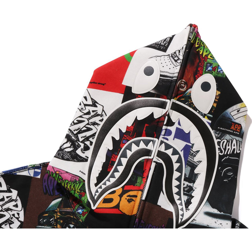 ALBUM MONOGRAM SHARK HOODIE MENS