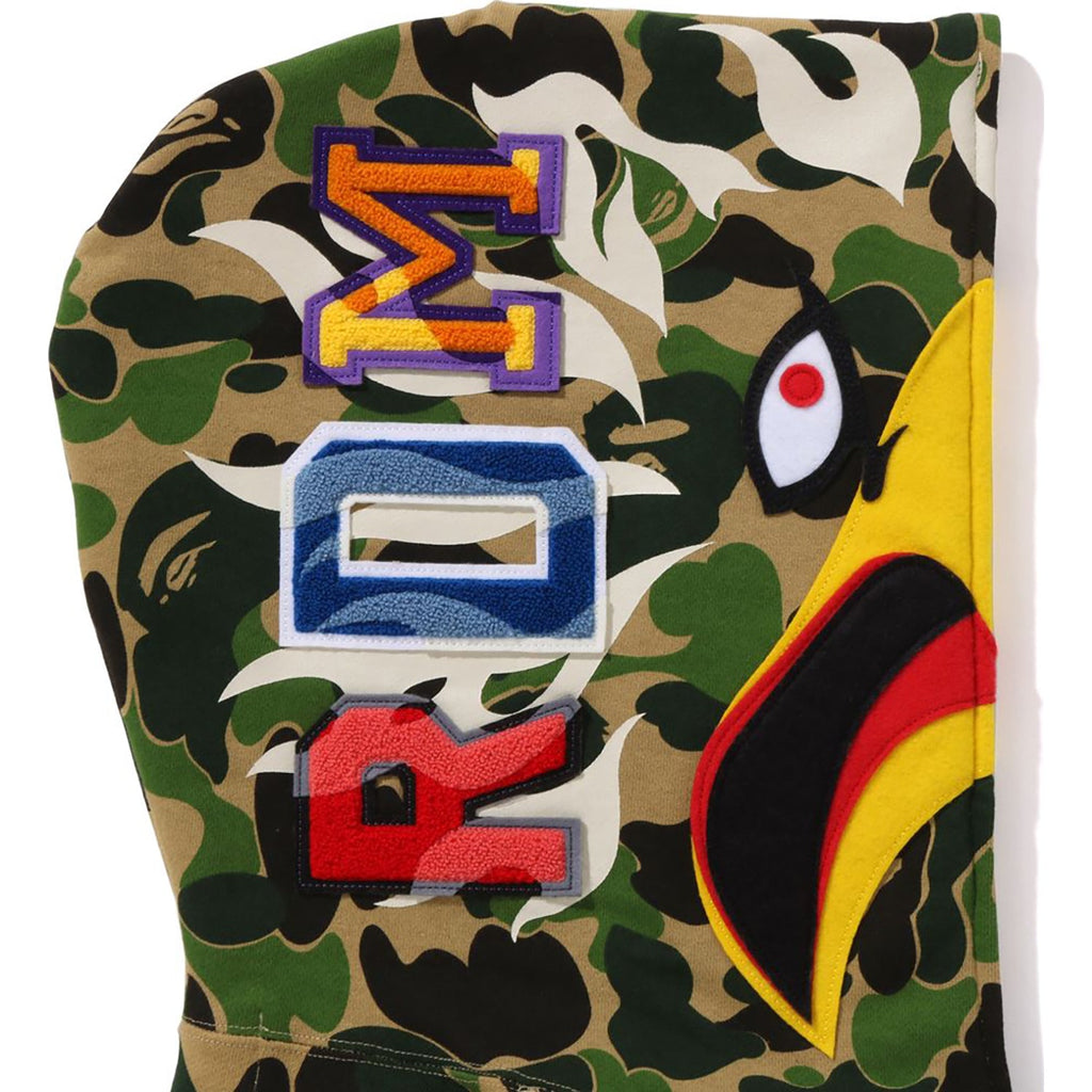 X READYMADE ABC CAMO EAGLE RELAXED FIT FULL ZIP HOODIE MENS