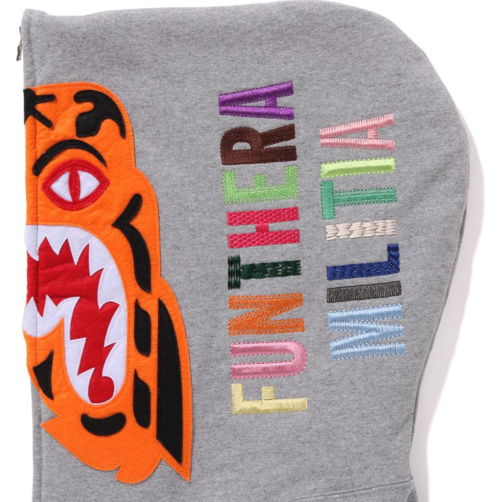 TIGER FULL ZIP HOODIE MENS