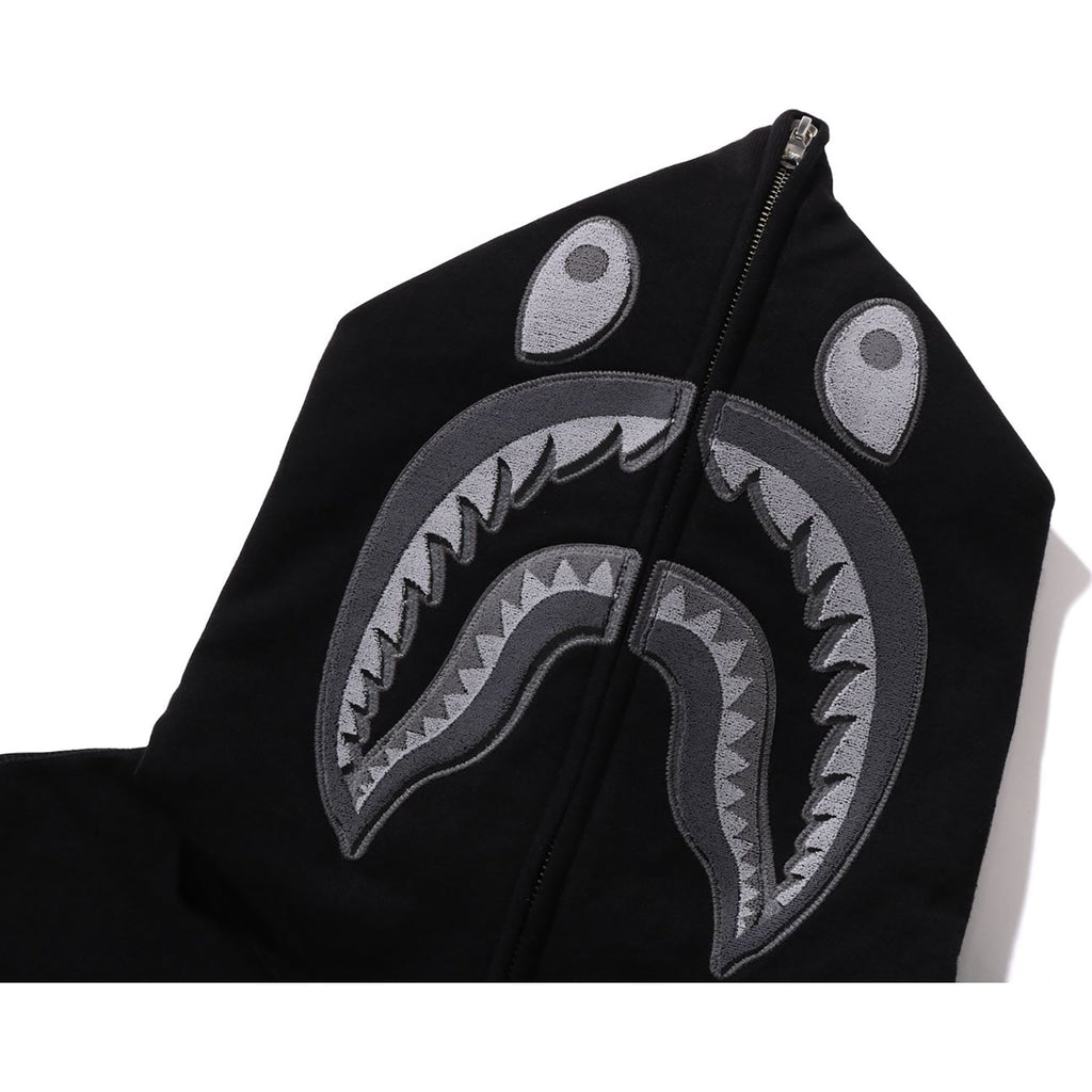 APE HEAD ONE POINT SHARK ZIP HOODIE MENS