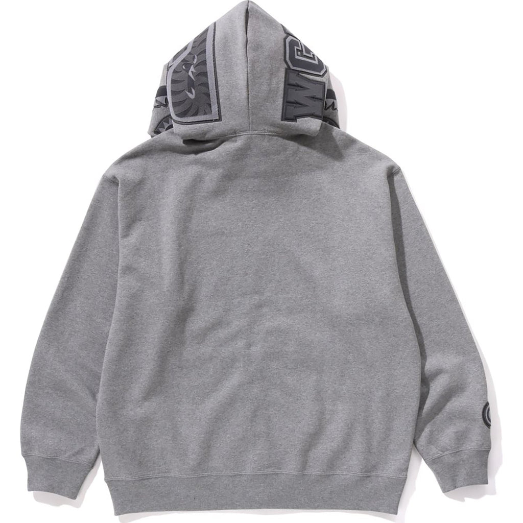 APE HEAD ONE POINT SHARK ZIP HOODIE MENS