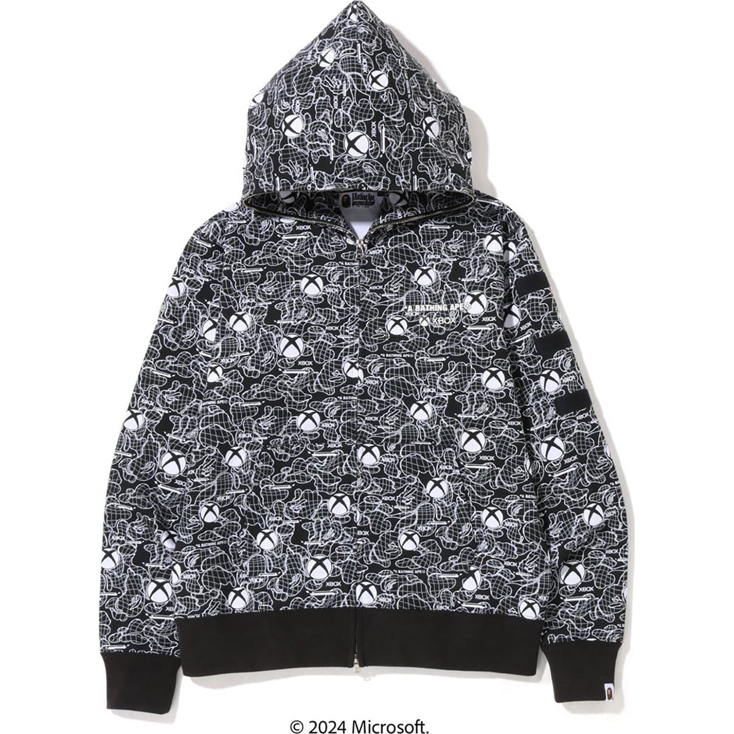 X XBOX CAMO FULL ZIP HOODIE MENS