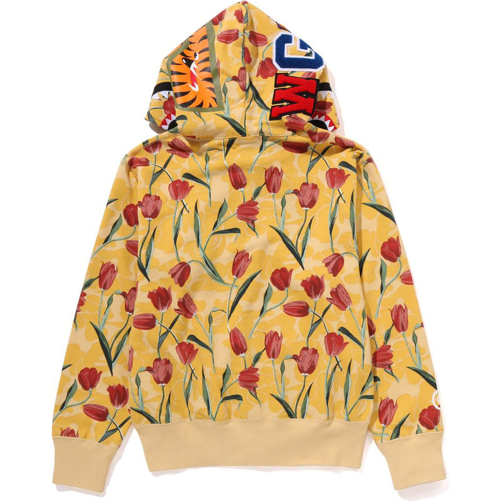 TULIP CAMO SHARK FULL ZIP HOODIE LADIES