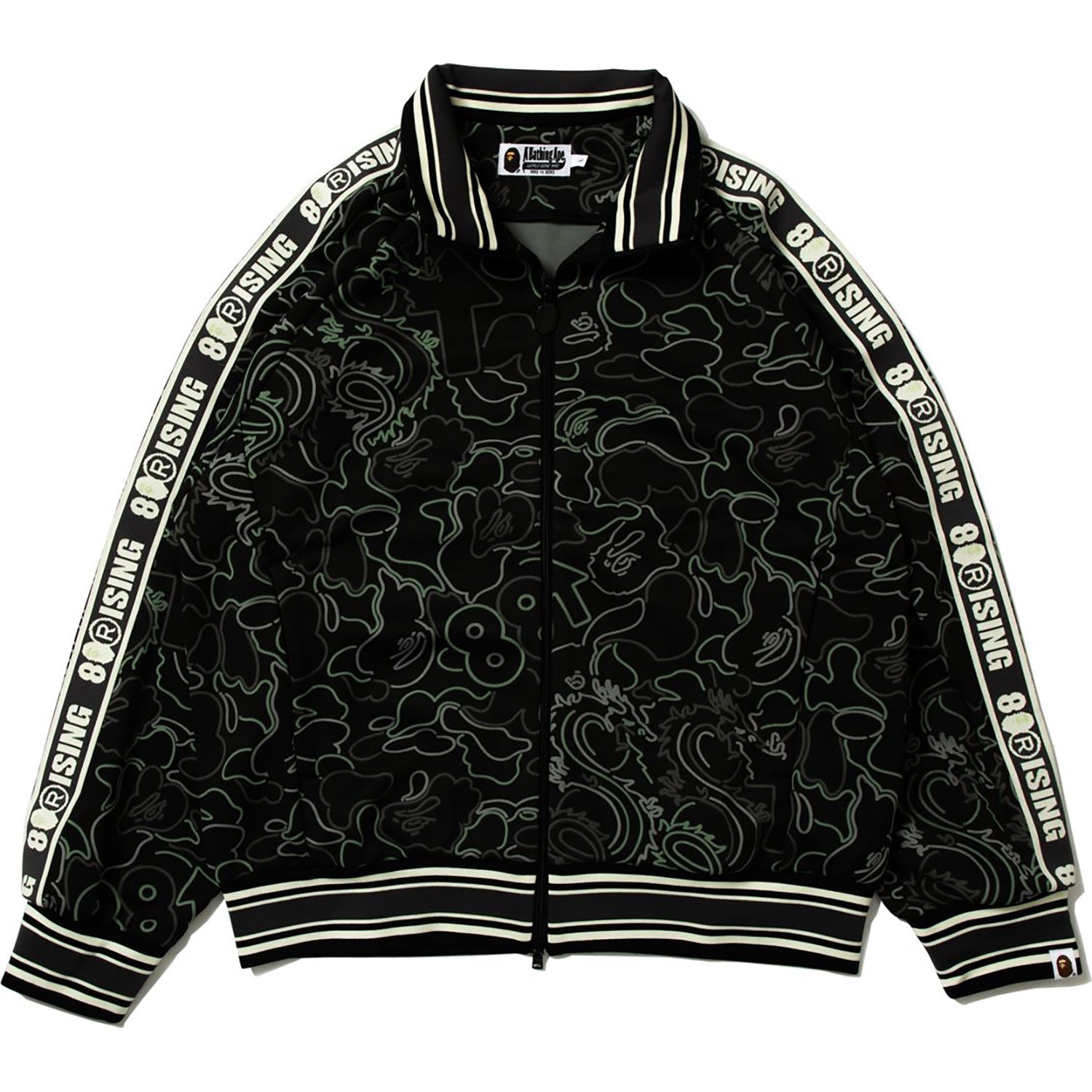 X 88RISING GLOW IN THE DARK CAMO TRACK JACKET MENS