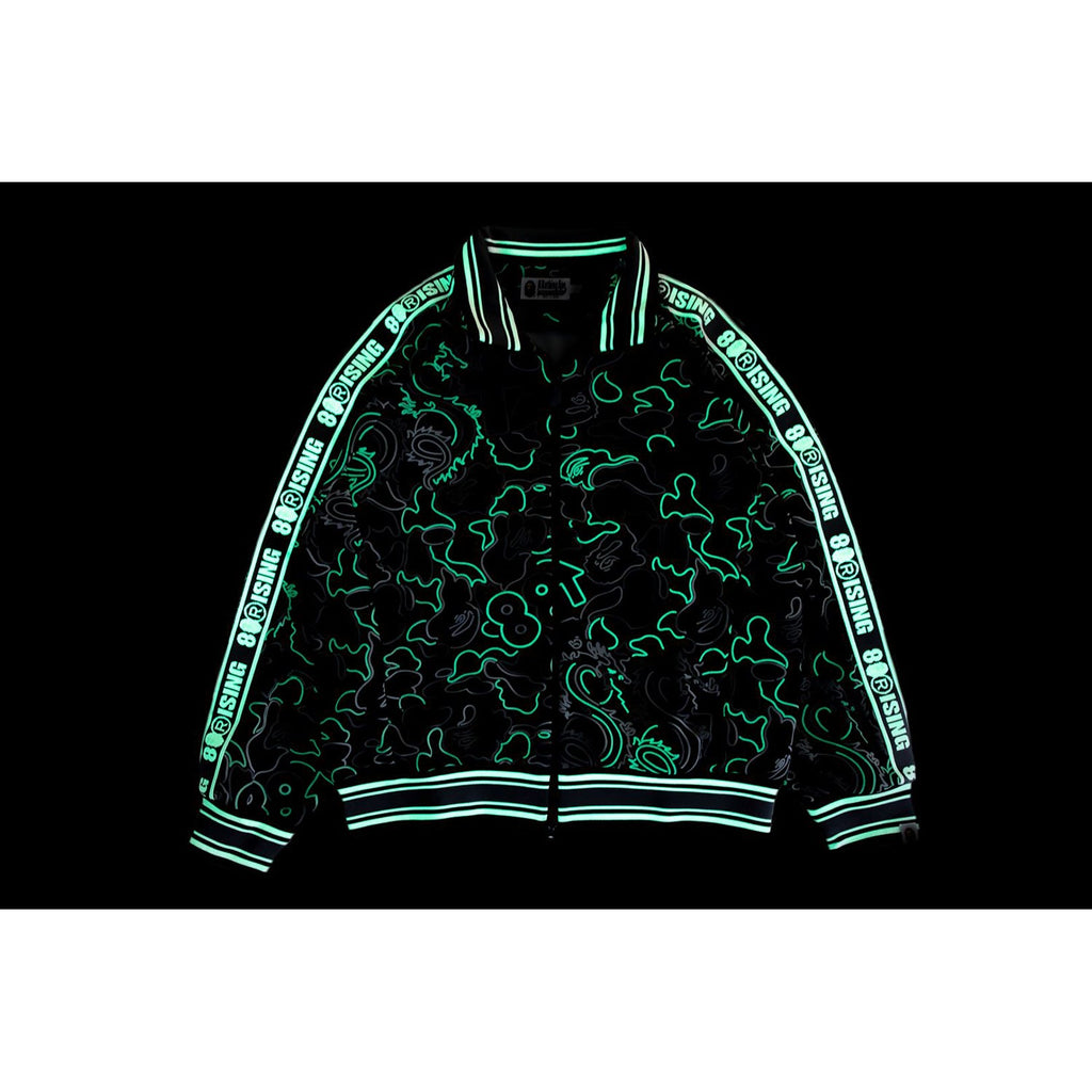 X 88RISING GLOW IN THE DARK CAMO TRACK JACKET MENS