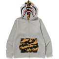 1ST CAMO SHARK FULL ZIP DOUBLE HOODIE MENS