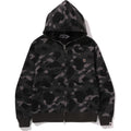 ONE POINT COLOR CAMO CROPPED FULL ZIP HOODIE MENS