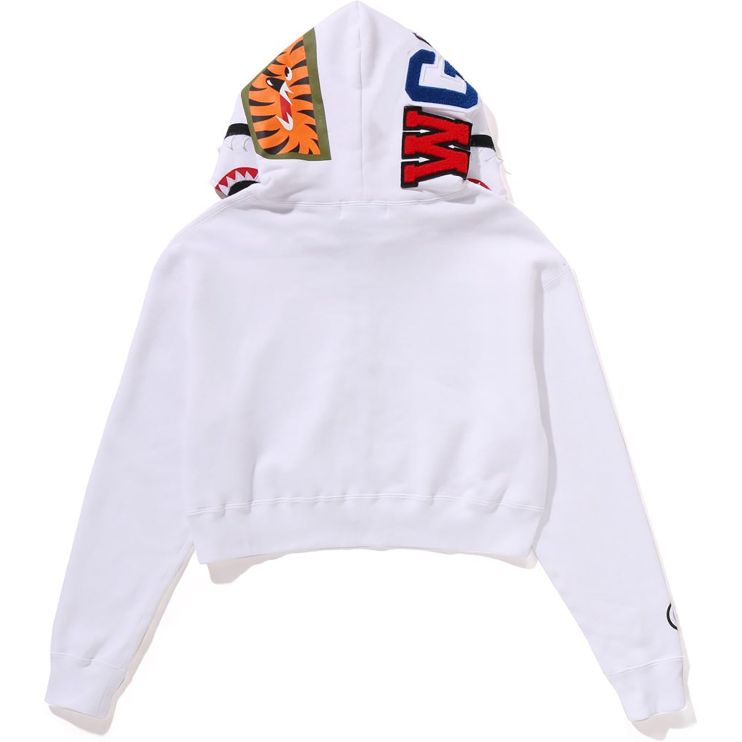 SHARK CROPPED FULL ZIP HOODIE LADIES