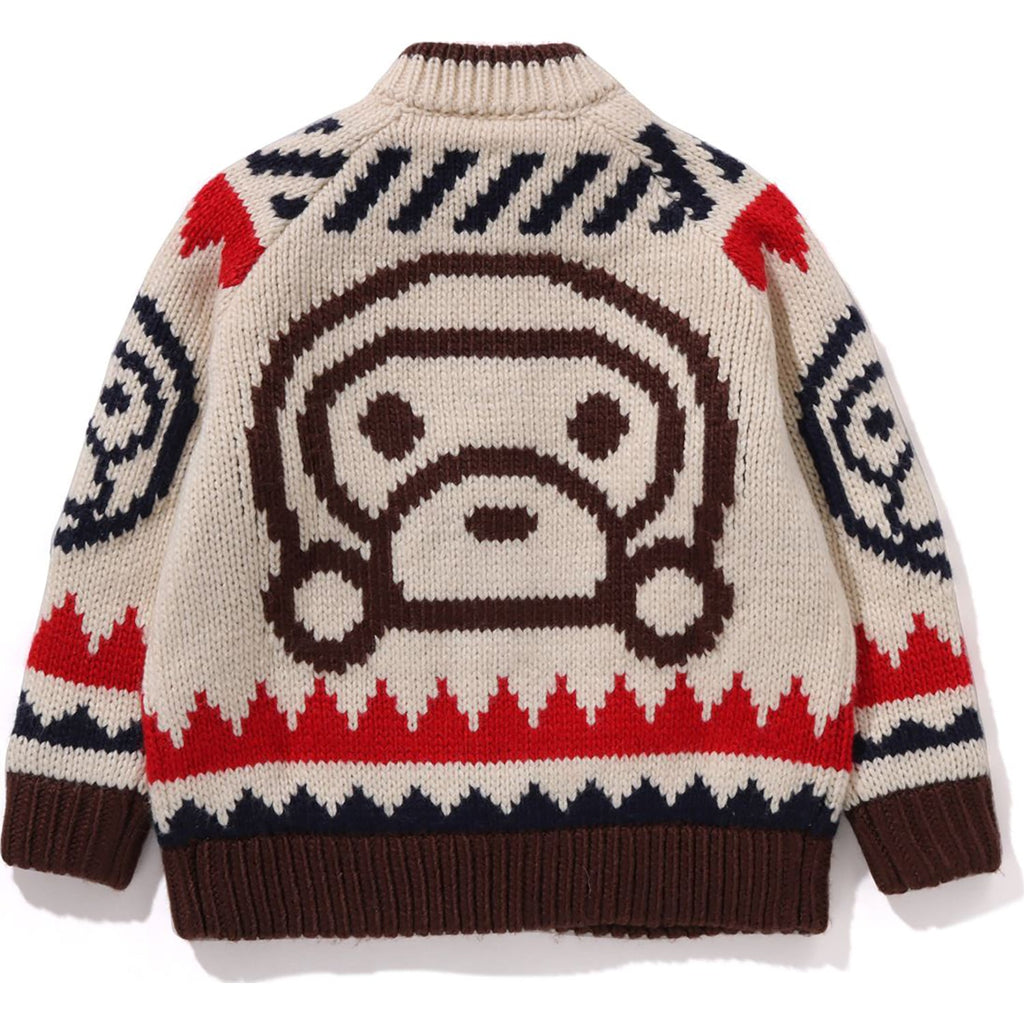BABY MILO WOOL MIX COWICHAN CARDIGAN KIDS