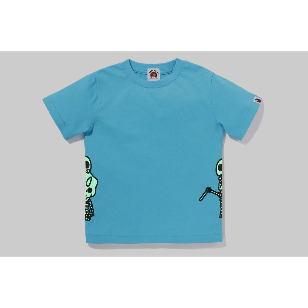 GLOW IN THE DARK BONE DINOSAUR TEE KIDS