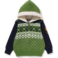 BABY MILO NORDIC KNIT ZIP HOODIE KIDS