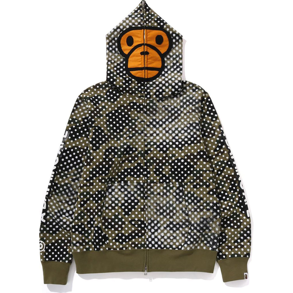 X JOSHUA VIDES - MILO FACE FULL ZIP HOODIE MENS