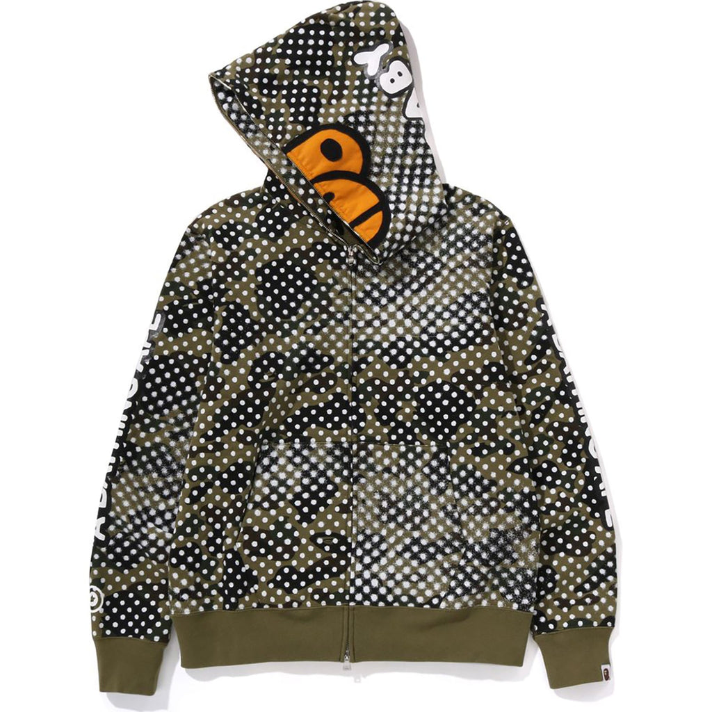 X JOSHUA VIDES - MILO FACE FULL ZIP HOODIE MENS